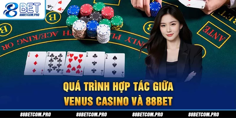 Quá trình hợp tác giữa Venus Casino và 88Bet Quá trình hợp tác giữa Venus Casino và 88Bet